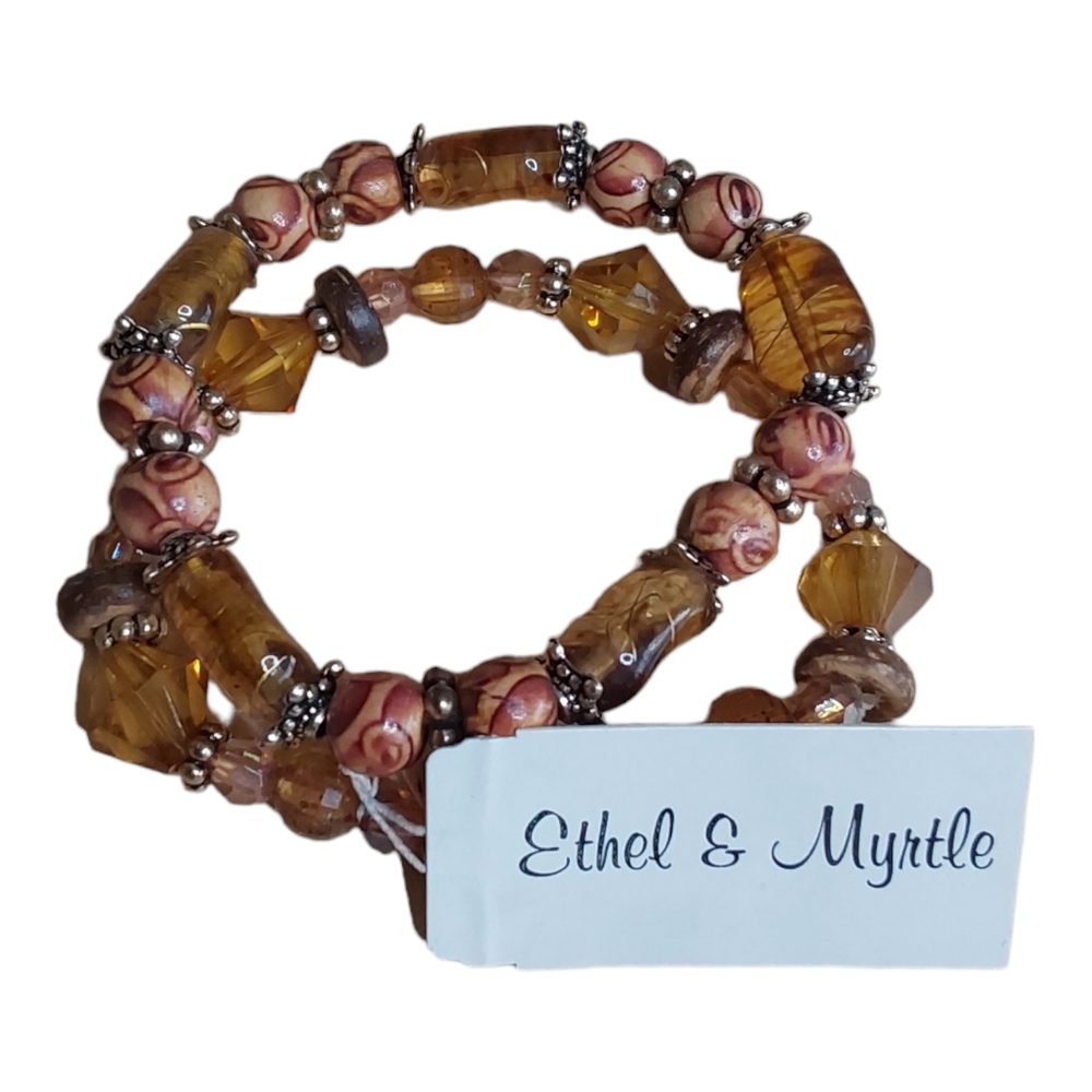 Ethel & Myrtle Gold Beaded Bracelet